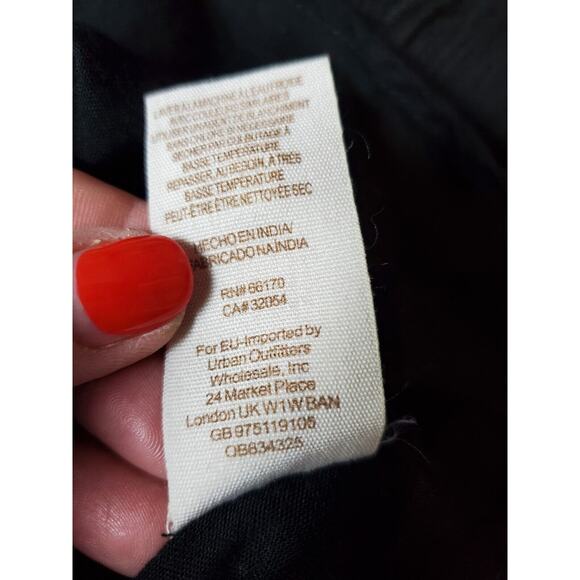 Free People Small Dress Black Mohave Embroidered‎ Mini Tunic Lace Long Sleeve - Picture 12 of 16